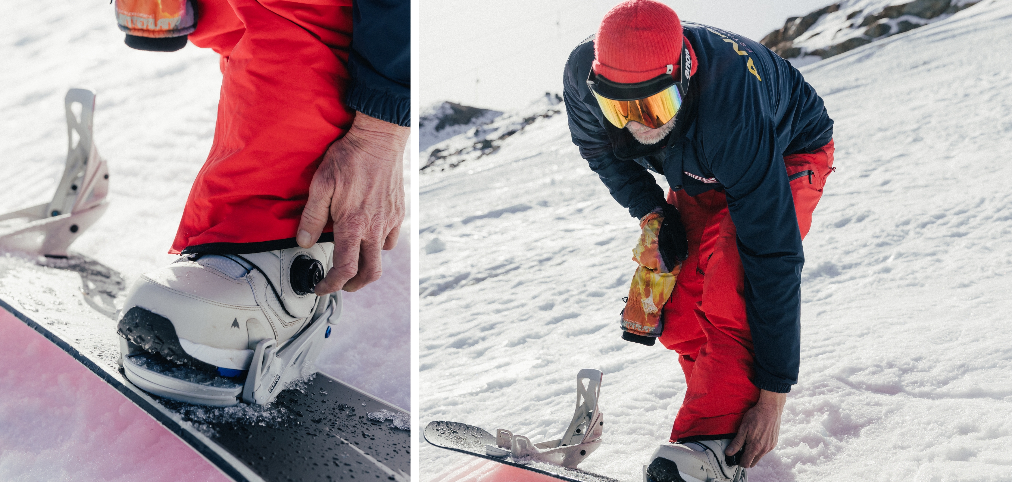 : Vincent Vanhove a testé la nouvelle fixation Step On Burton.L’expert Vincent Vanhove a testé les nouvelles chaussures de snowboard et fixations Step On Burton