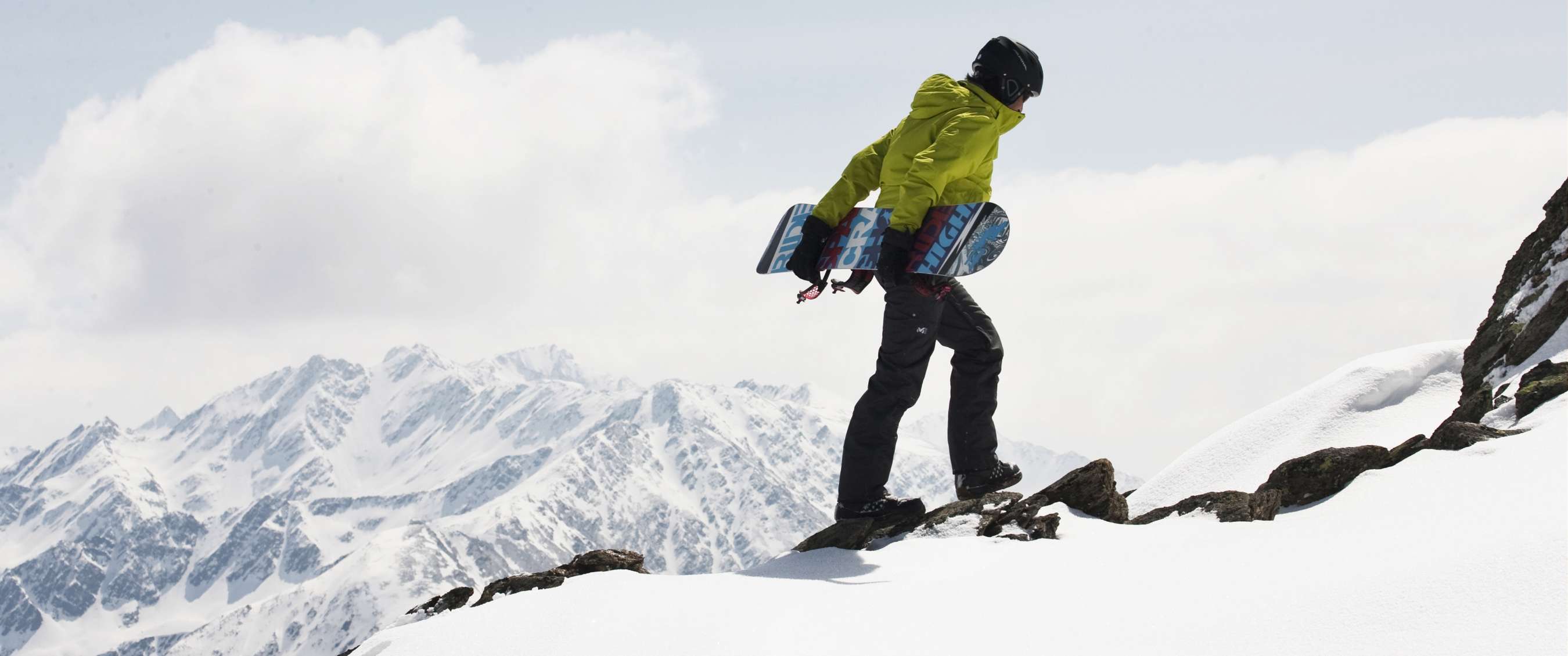 Two snowboarders