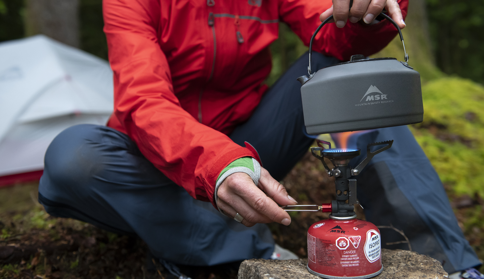 Young people during a youth expedition