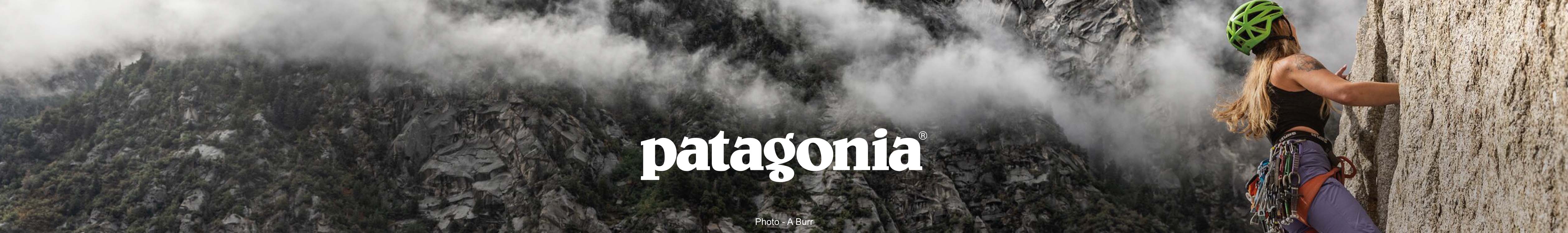 Patagonia Man Rock Climbing