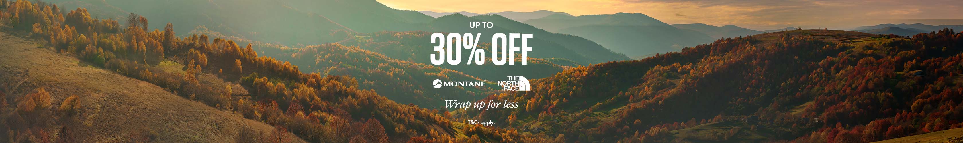 Shop up to 30% off selected exclusive winter clothing