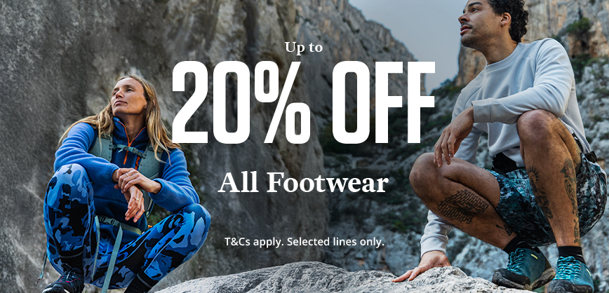 Shop up to 20% off all footwear