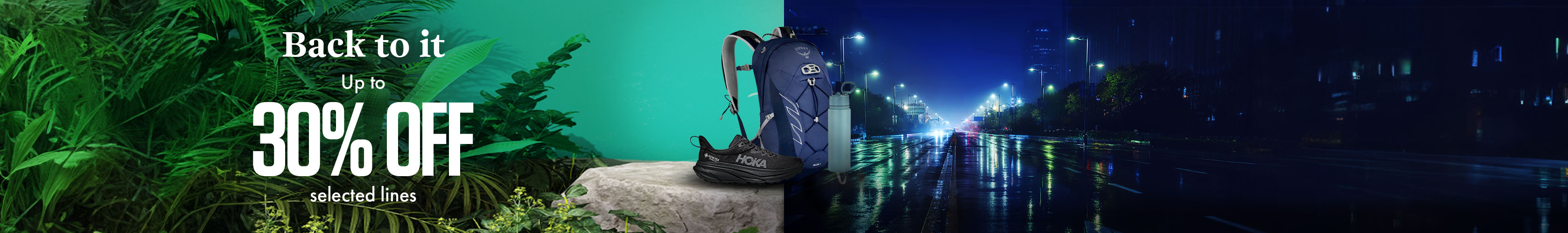 Shop back to it 30% off selected items