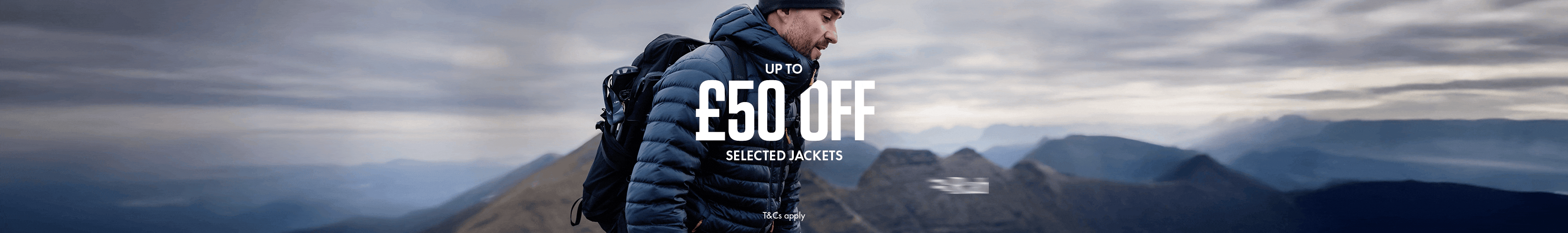 Shop up to £50 off selected jackets