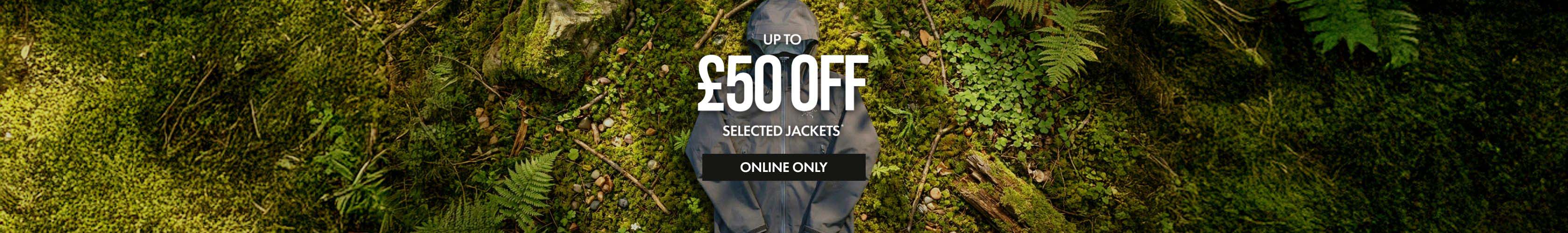 Shop up to £50 off on selected jackets at Snow + Rock