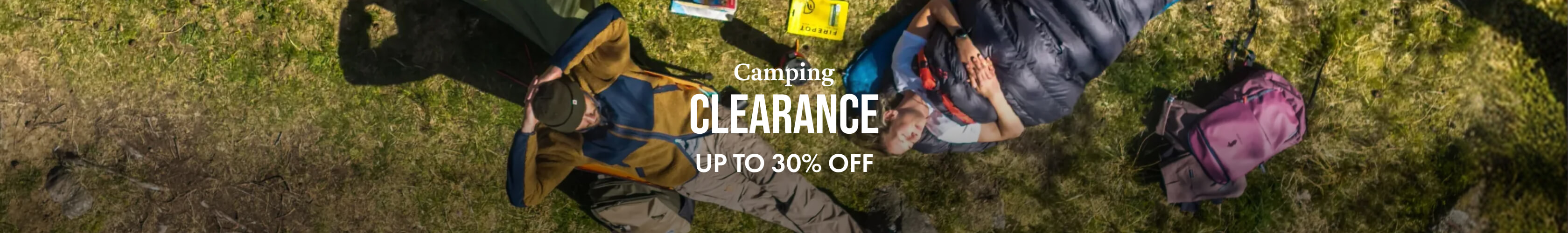 Shop up to 30% off Camping