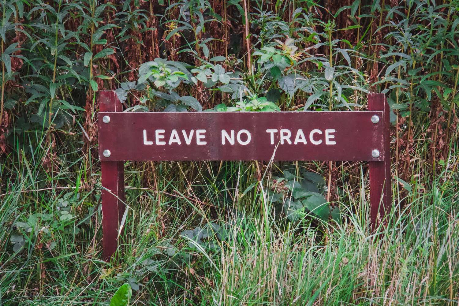 Leave No Trace Sign 