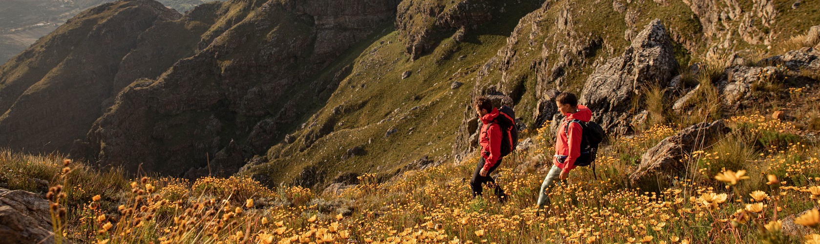 People on a hike in their walking boots