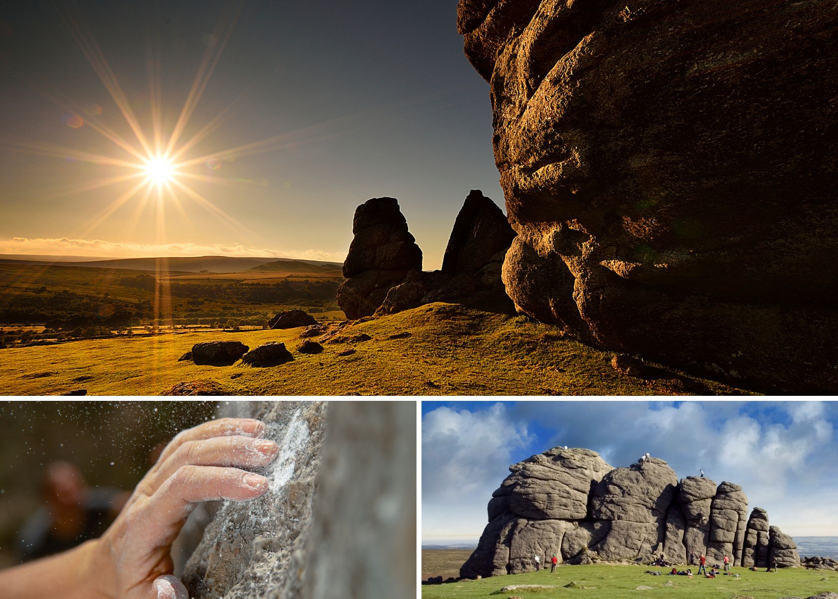 An image of people bouldering at Bone Hills