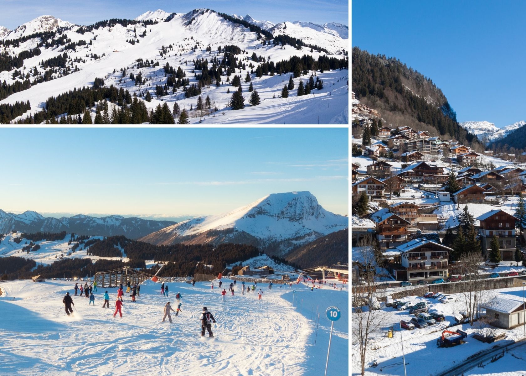 The slopes in Morzine, France 