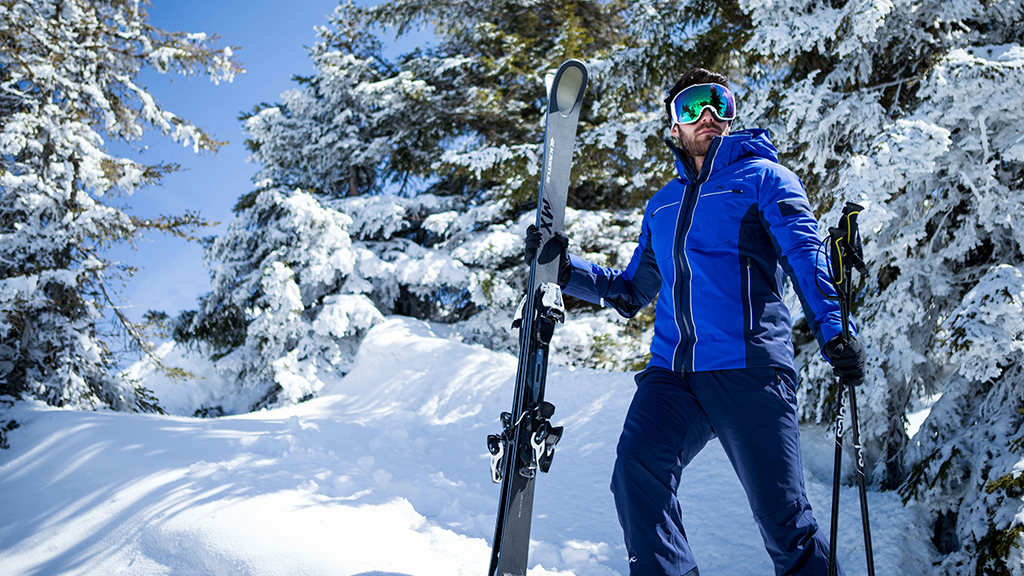 A person in Kjus skiwear