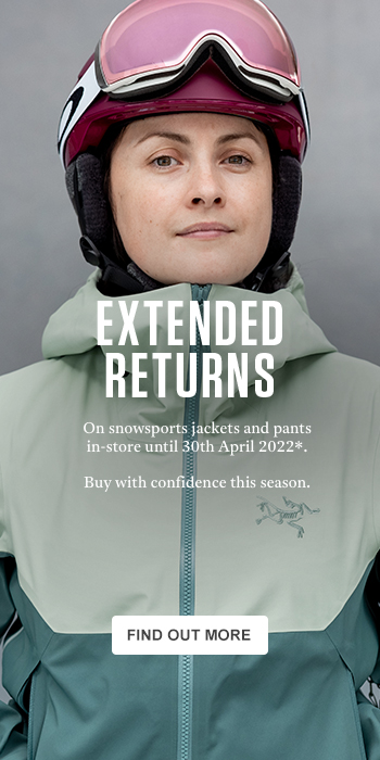 Extended Returns on Ski Jackets and Pants until 30th April 2022