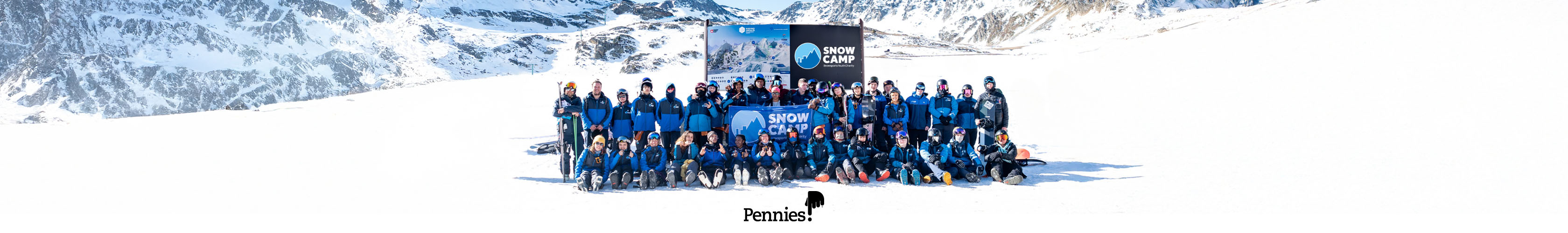 BMC x Pennies. A group of people on a hike