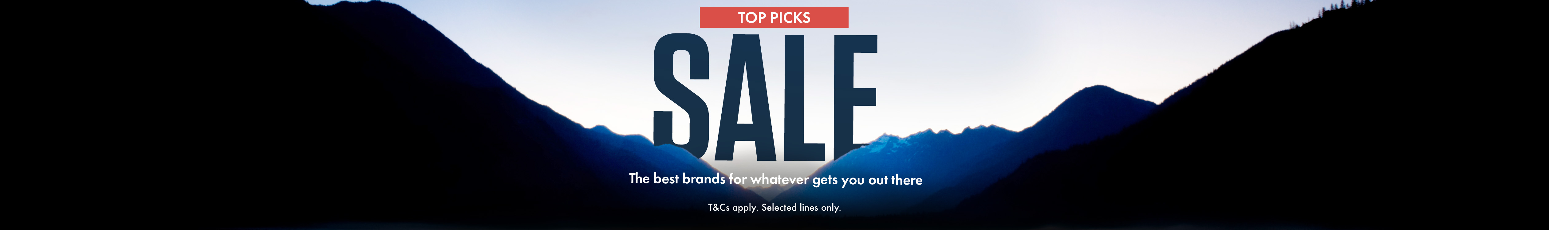 Sale top picks. The best brands for whatever gets you out there
