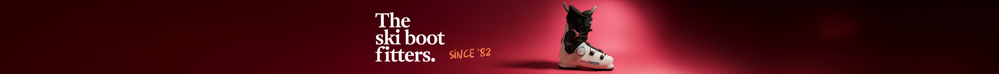 Shop Snowsport new season - For the love of snow since 1982. A man skiing down the mountain