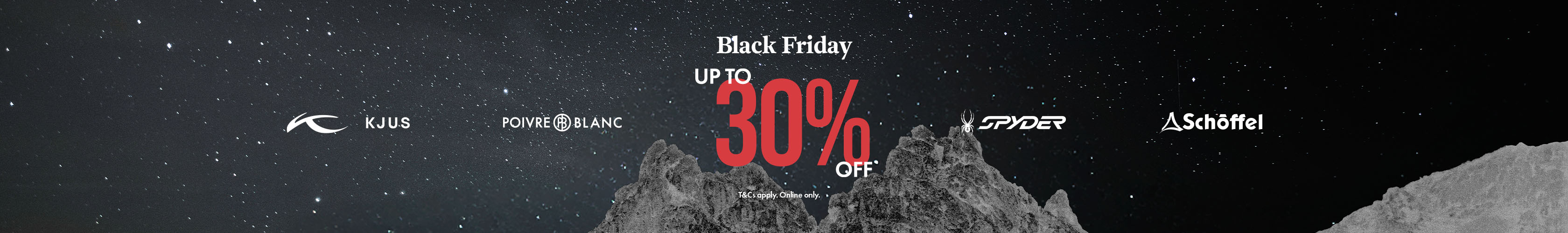 30% off Black Friday offers