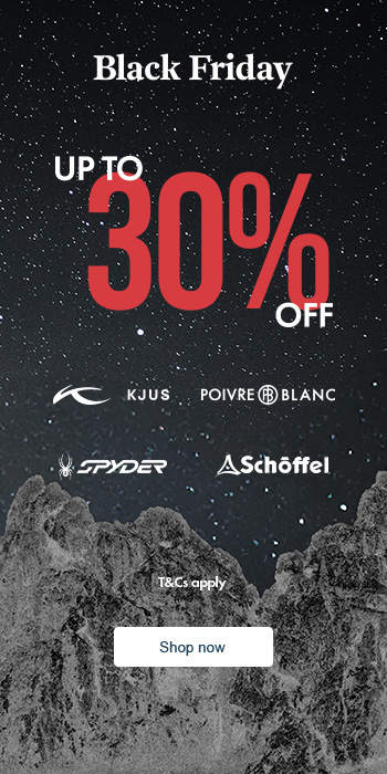 Up to 30% off Black Friday