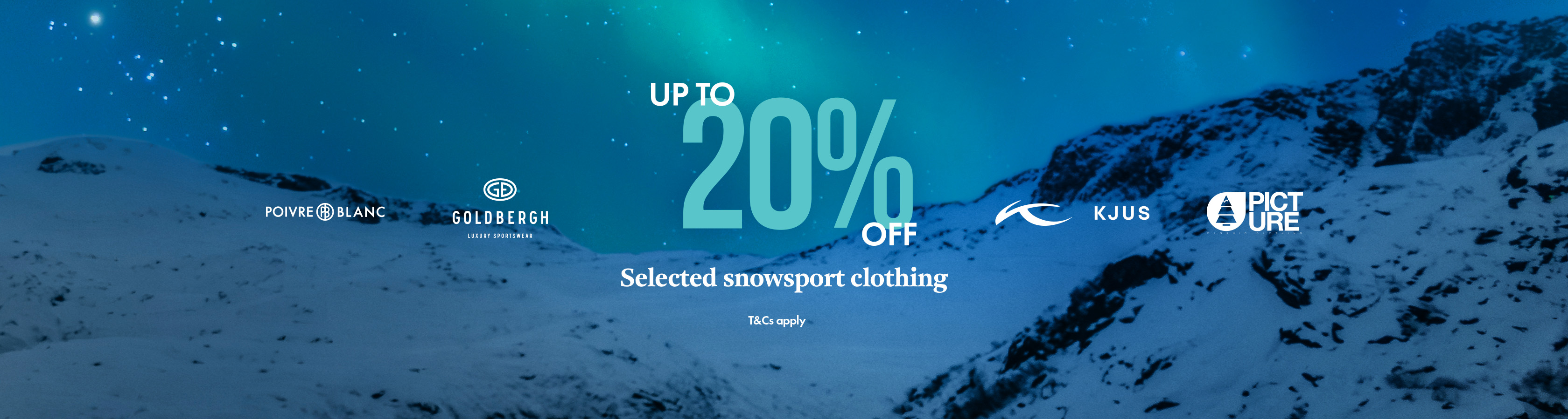 snowsports clothing offer