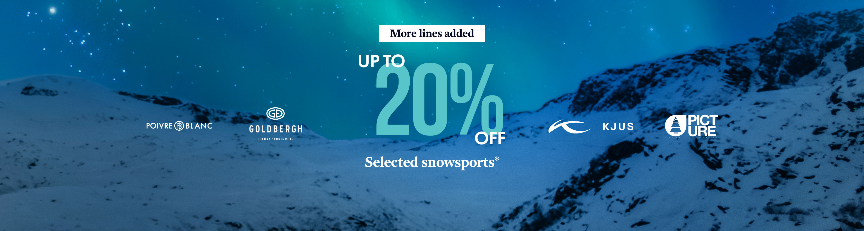 snowsports clothing offer