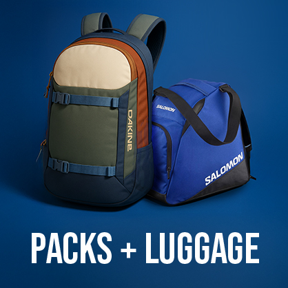 Shop Packs + Luggage