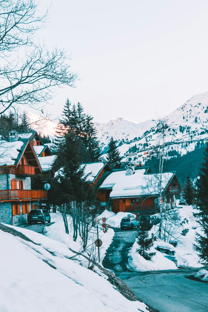 Chalets and hotels at Méribel Ski Resort