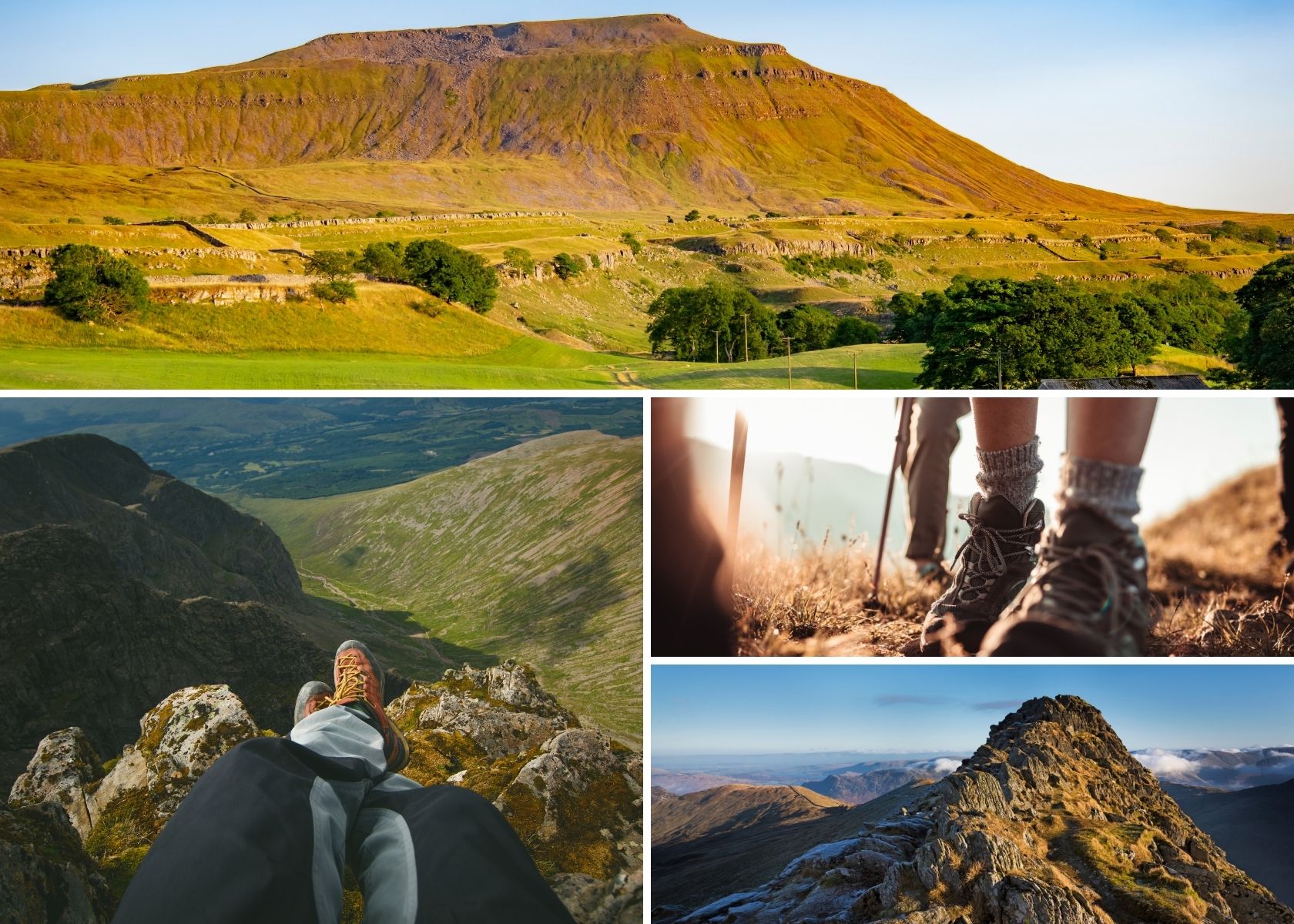 Images of people doing the UK 3 peaks challenge