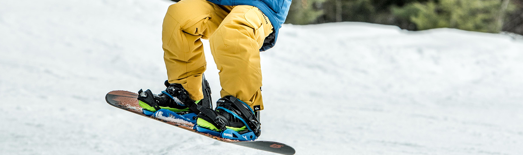 Kid snowboarding 