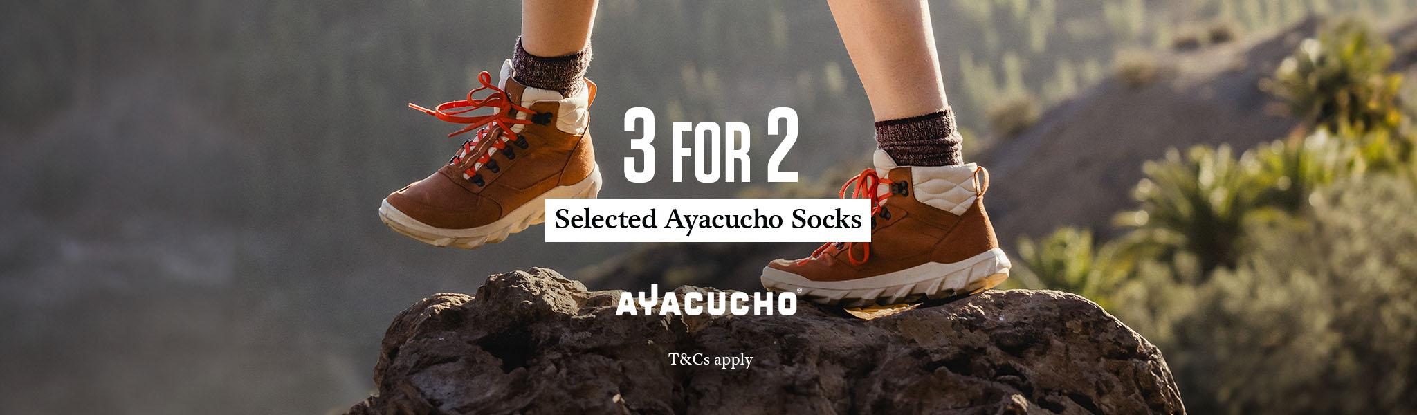 Shop 3 for 2 selected Ayacucho socks offer
